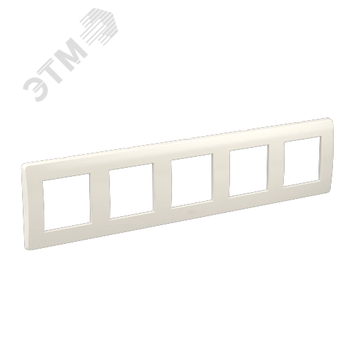 BRAVA Рамка 5 постов 10 модулей белая