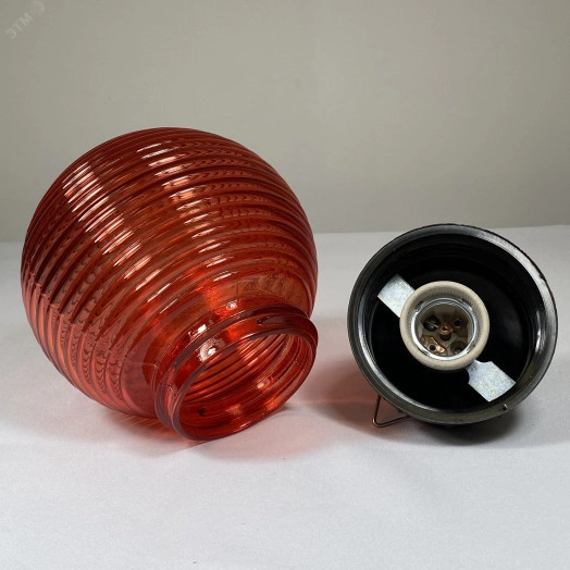 Светильник НСП-03-60-001 сигнальный красный (Кольца) IP54