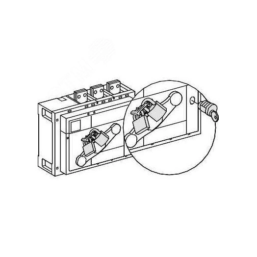 Мех. Приспособление для блокировки INS/INV630b-2500