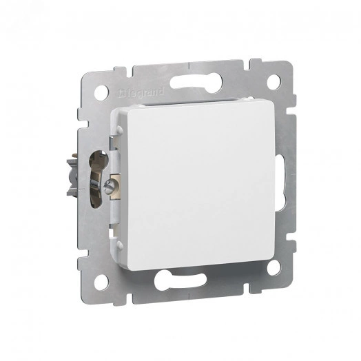 CARIVA Заглушка монтажная на захватах белая