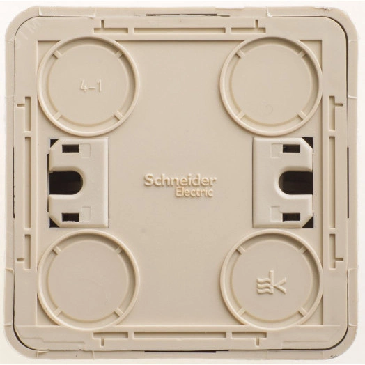 ЭТЮД Выключатель кнопочный наружный бежевый