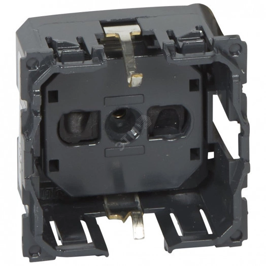 Celiane Розетка силовая с заземлением безвинтовой зажим со шторками