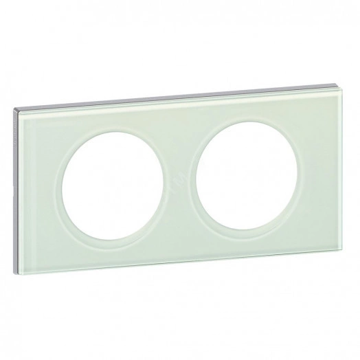 Рамка, двухпостовая, смальта белая глина