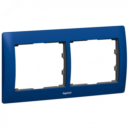 Galea Life Рамка 2 поста горизонтальная Magic Blue