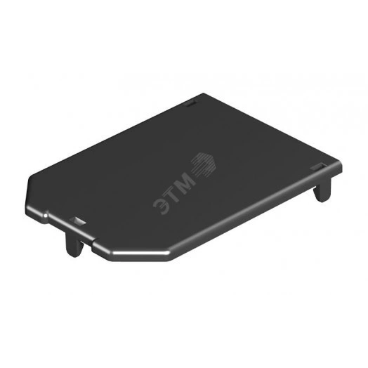 Заглушка для монтажной коробки GB2/3 104x76 мм (полиамид,черный)