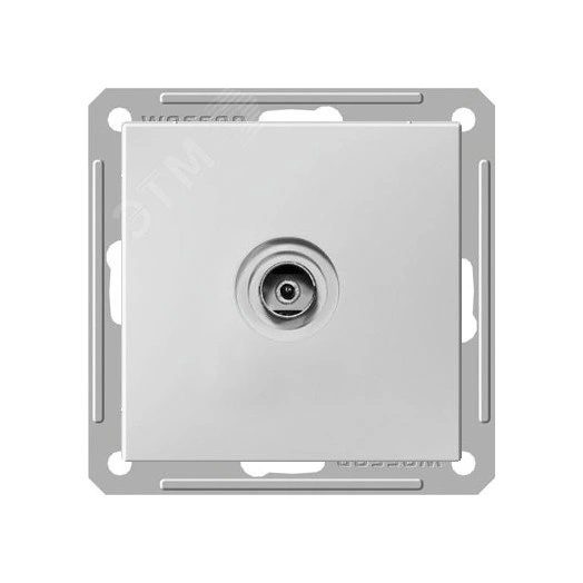 W59 Розетка телевизионная TV скрытая в рамку бежевая