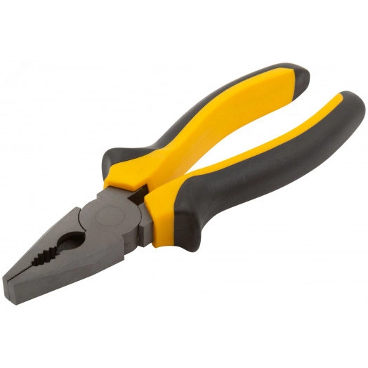 Плоскогубцы комбинированные ''Стайл'', мягкие прорезиненные ручки, молибденовое покрытие 180 мм