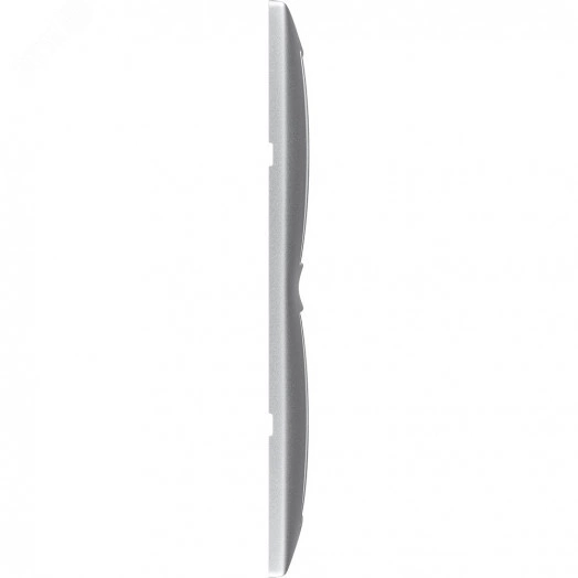 VALENA Рамка 2 поста горизонтальная алюминий