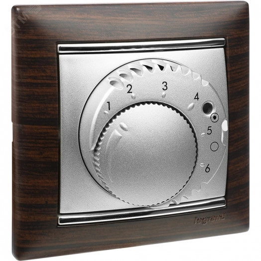 VALENA Термостат для теплых полов алюминий