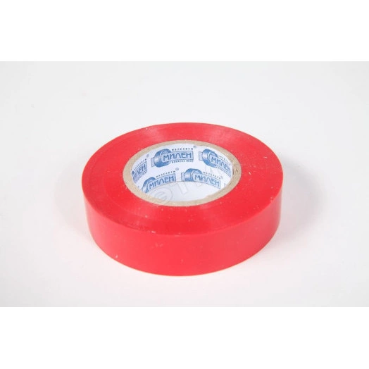Изолента ПВХ красная 19мм 20м