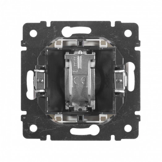 VALENA Розетка телевизионная ТV звезда в рамку 2400мГц 1.5дБ алюминий