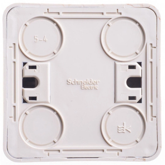 ЭТЮД Выключатель двухклавишный наружный с подсветкой Сосна