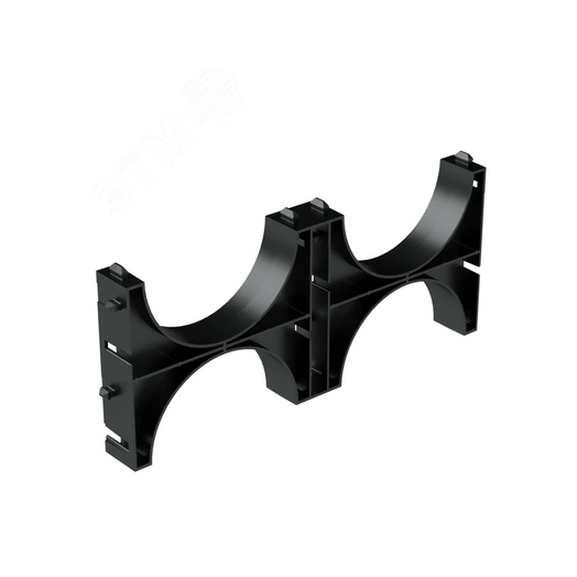 Держатель расстояния (кластер) 90мм для двустенныx труб двойной