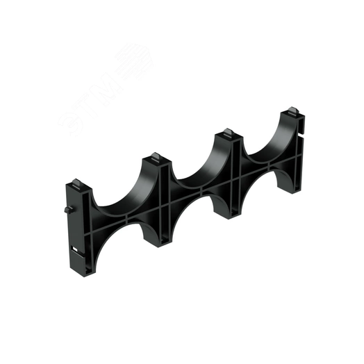 Держатель расстояния (кластер) 63мм для двустенных труб тройной