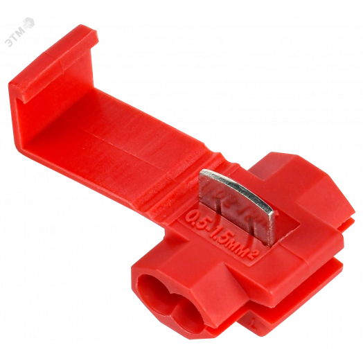 Зажим ответвительный 0.5-1.5мм.кв красный ЗПО-1 (100шт)