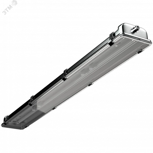 Светильник люминесцентный INOX 2x36 HF накладной IP65 ЭПРА нержавеющая сталь 0.8 мм