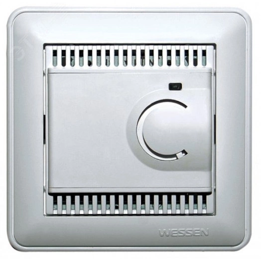 W59 Термостат для теплого пола с датчиком 10А белый