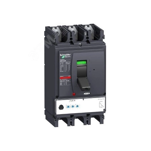 Выключатель автоматический NSX630H MICROLOGIC 2.3 630A 3P3D электронный расцепитель