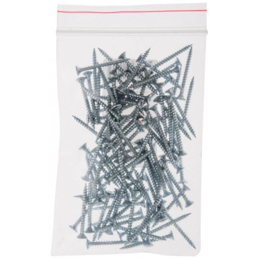 Шуруп универсальный 3х30 потайная головка, остроконечный, оцинкованный (100шт)