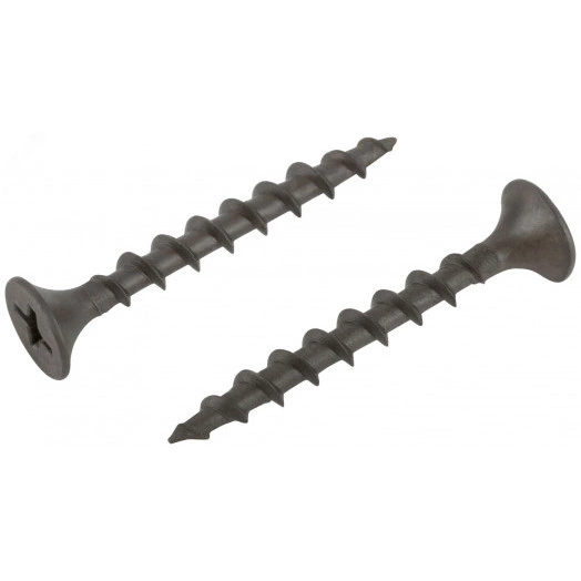 Саморез гипсокартон/дерево 3,5х32 черный (25шт)