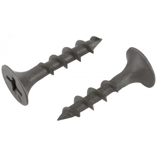 Саморез гипсокартон/дерево 3,5х19 черный (34шт)