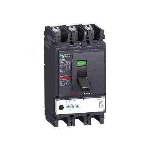 Выключатель автоматический 320А 50кА NSX400N MICROLOGIC 2.3 3P3D электронный расцепитель