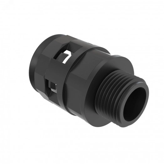 Муфта труба-коробка DN 17мм М20х1.5 полиамид черная