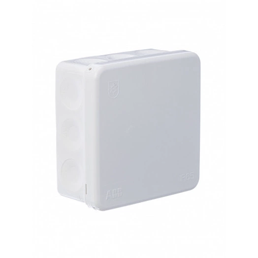 Коробка распределительная 86х86x40 IP65 14 вводов белая AP9