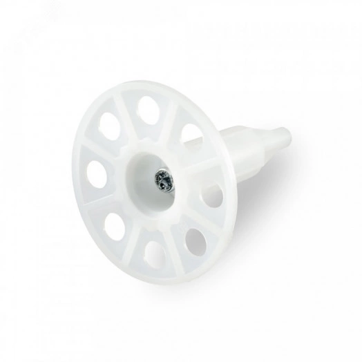 Тарельчатый дюбель гриб с гвоздем для ПМ IN60 белый (100 шт/уп)