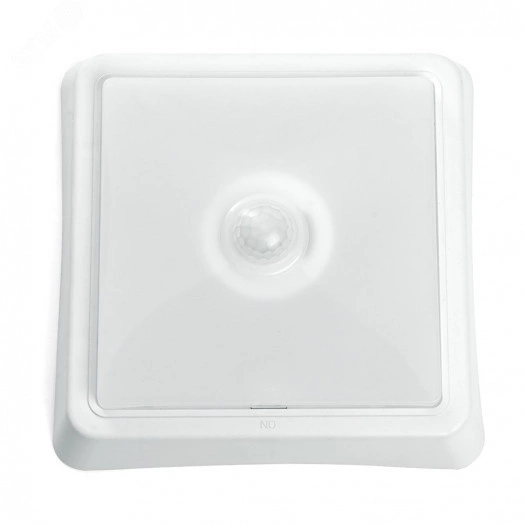 Светильник светодиодный ДБО-10w с датчиком 4000К 800Лм квадратный белый