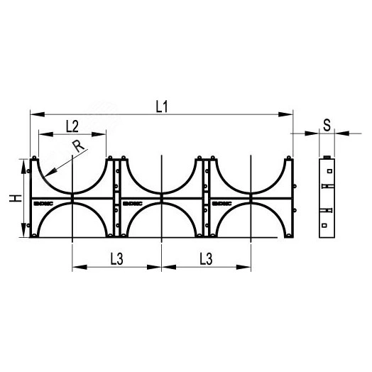 Профиль П-образный PSM L=2000 толщина 2.5мм горячеоцинкованный