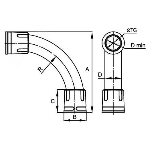 Гайка М8 с насечкой