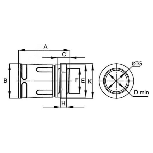 Гайка М12х40 для подвешивания профиля (с пружиной)