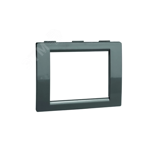 Рамка 2 поста универсальная черная