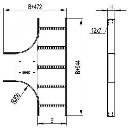 Муфта 12мм труба-коробка DN M20х1.5 полиамид