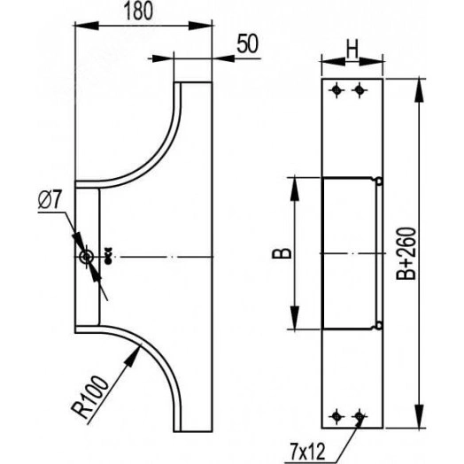 Муфта 48мм труба-коробка DN М63х1.5 полиамид черная