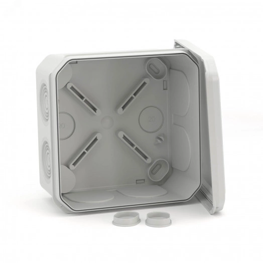 Коробка распределительная с кабельными вводами IP55 100х100х50мм (розница)