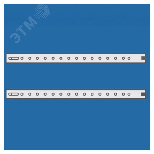 Направляющая для горизонтальных разделителей Г=445мм (2шт)