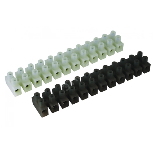 Клеммник 12П 85 градусов 450V 57A 10мм.кв полипропилен черный