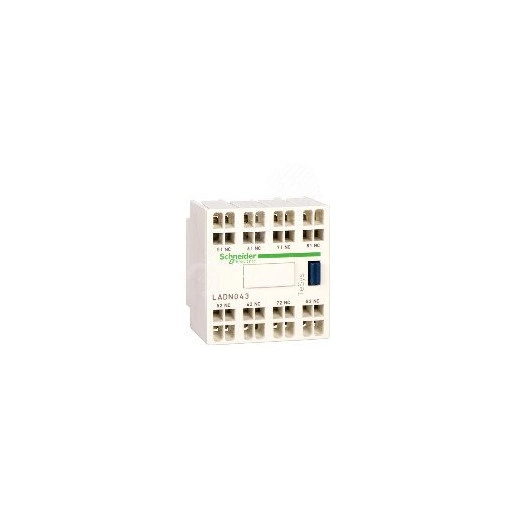 Блок контактов дополнительный 3НО+1НЗ фронтальный монтаж