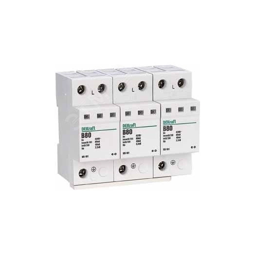 Ограничитель перенапряжения трехполюсный ОП-101 3п 80кА B