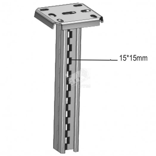 Стойка потолочная двойная