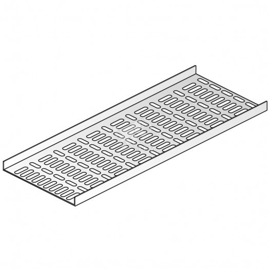 Кабельный лоток перфорированный с неокантованными бортами