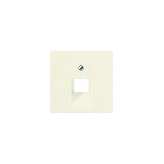 Накладка 1-ой телефонной/компютерной розетки  IAE/UAE (1 x 8-пол.)   Серия A500  Материал- дуропласт  Цвет- слоновая кость