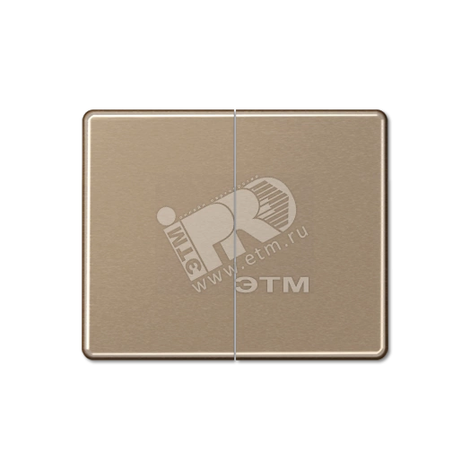 Клавиша двойная золотая бронза