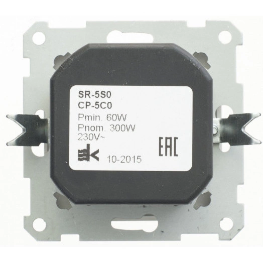 W59 Светорегулятор скрытый без рамки 300ВТ матовый хром