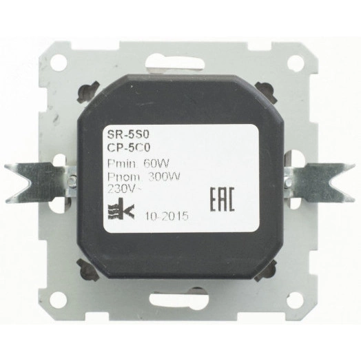 W59 Светорегулятор скрытый без рамки 300ВТ черный бархат