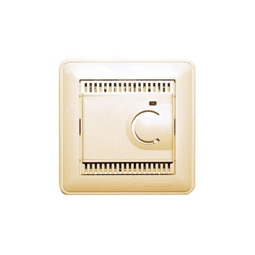 W59 Термостат для теплого пола 10А бежевый