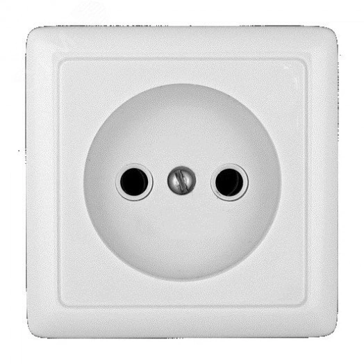 ХИТ Розетка наружная изоляционная пластина белый