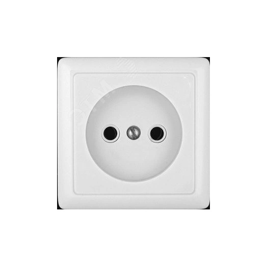 ХИТ Розетка наружная изоляционная пластина белый